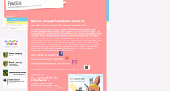 Desktop Screenshot of frauenkultur-leipzig.de